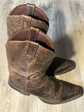 Durango Brown Distressed Leather Western Boots